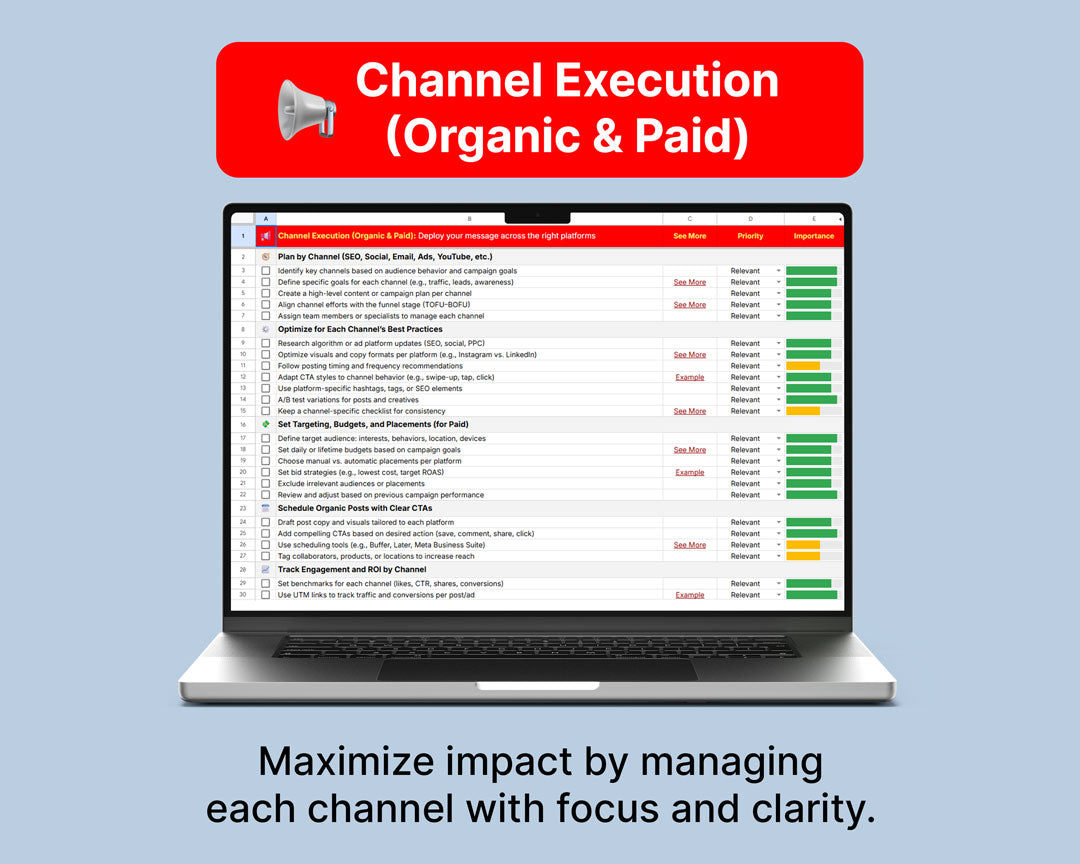 Ultimate Marketing Checklist