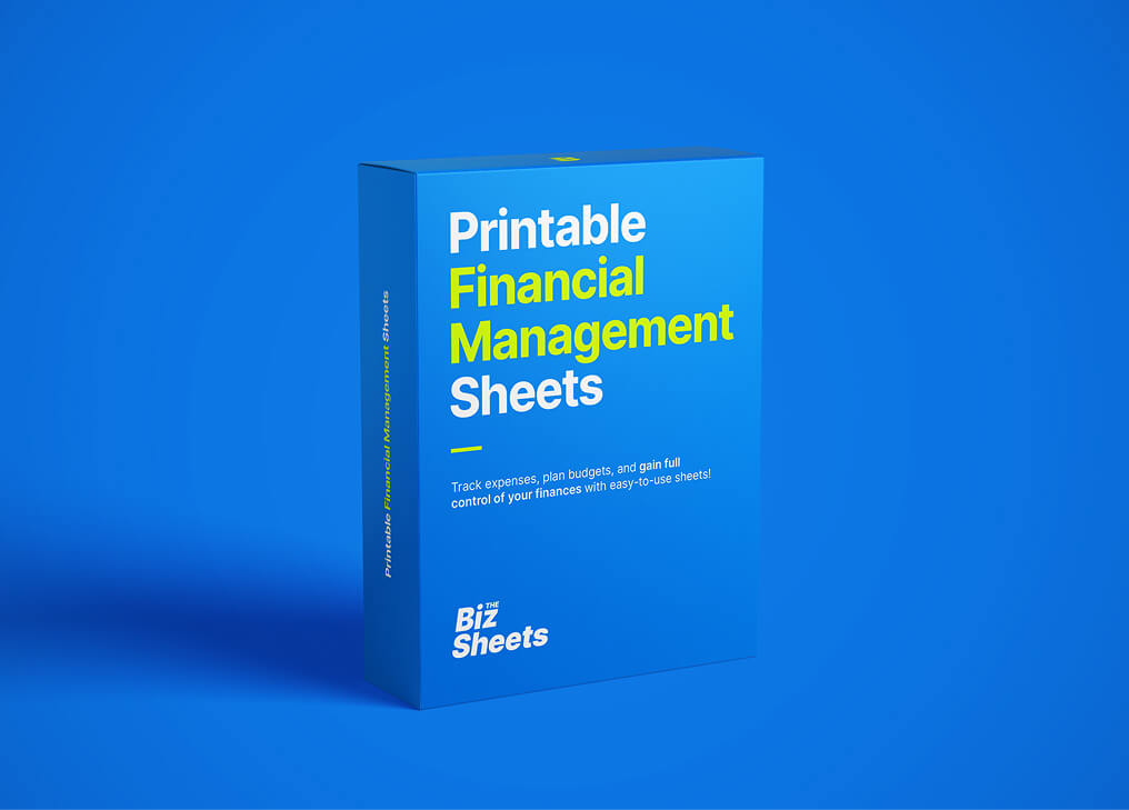 Printable Financial Management Sheets Pack