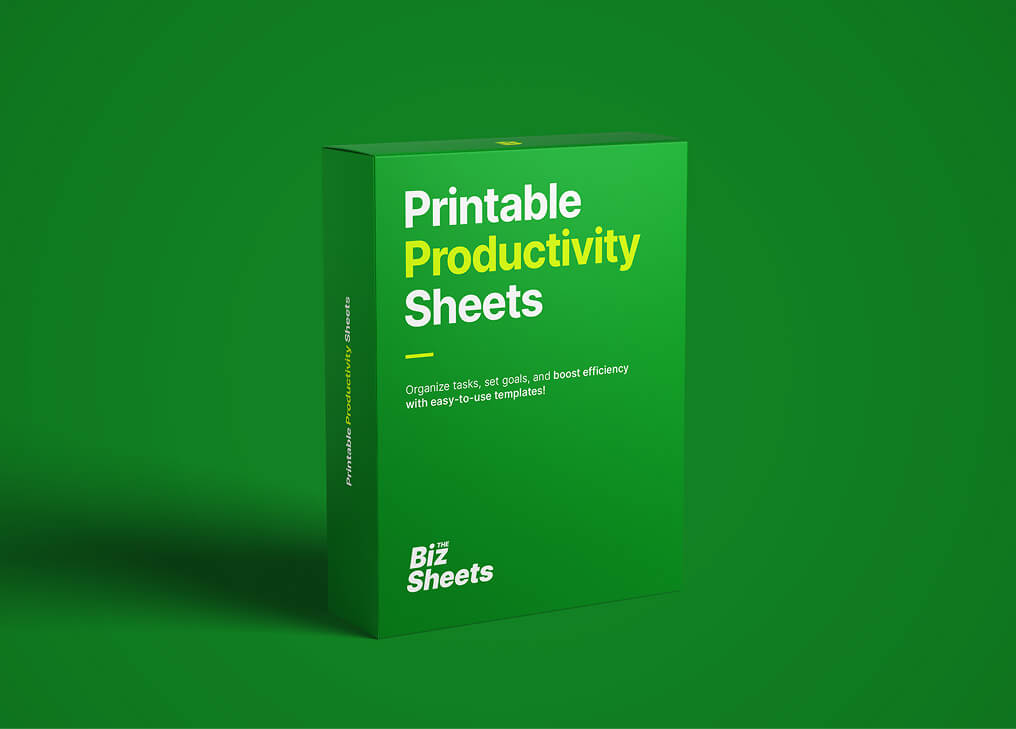Printable Productivity Sheets Pack
