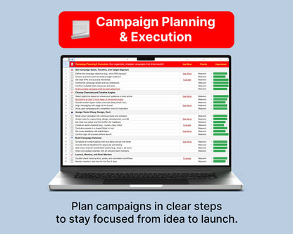 Ultimate Marketing Checklist