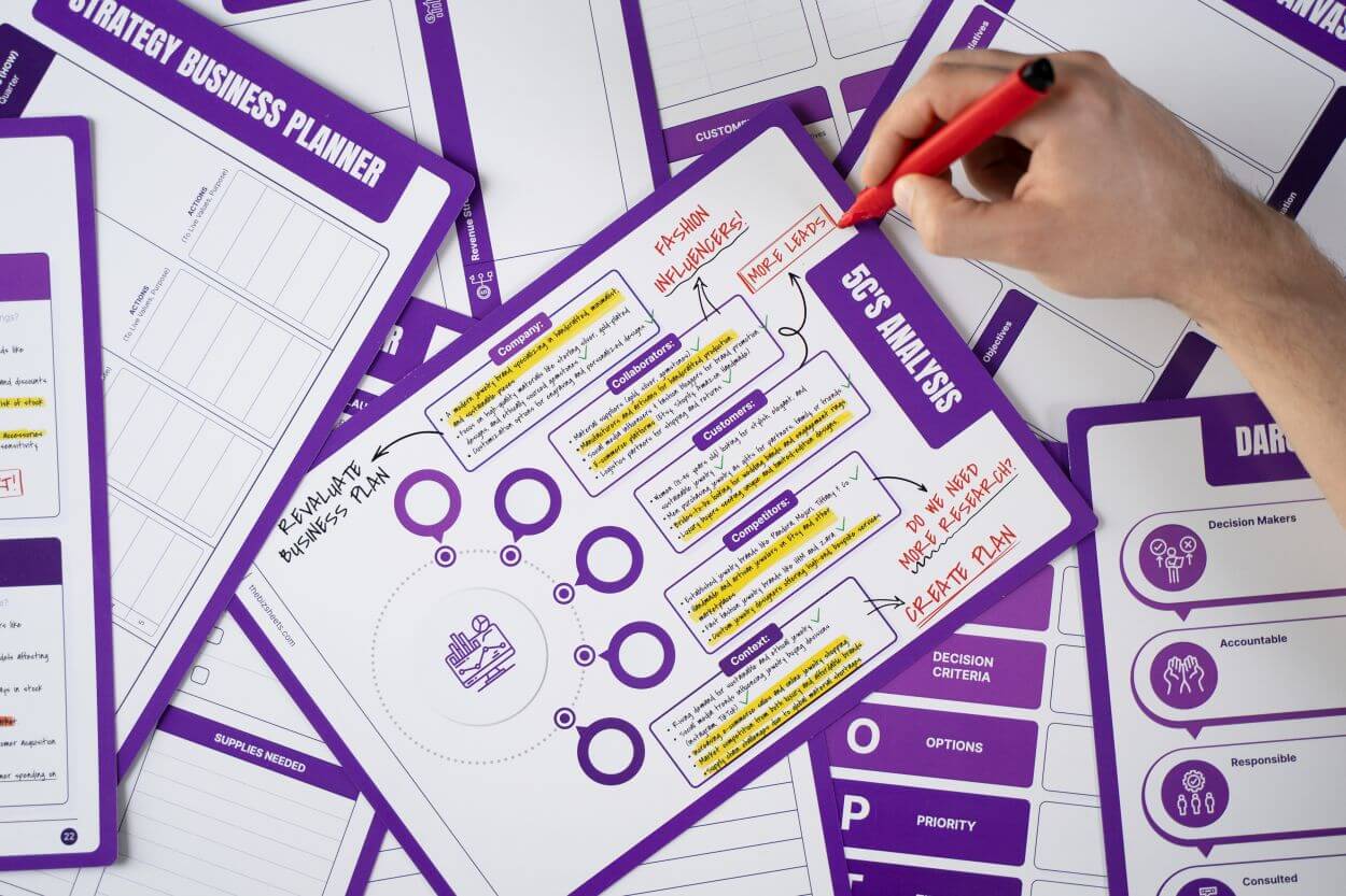Printable Business Development Sheets Pack