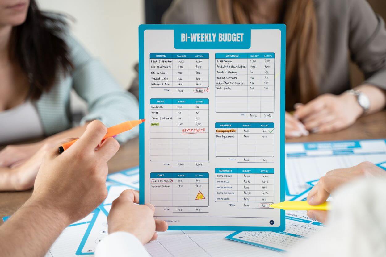 Printable Financial Management Sheets Pack