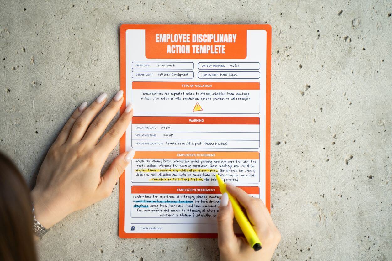 Printable Human Resources Sheets Pack