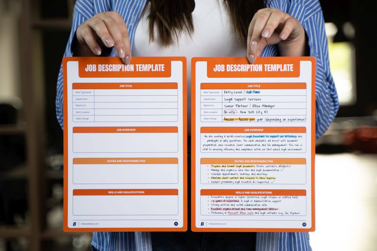 Printable Human Resources Sheets Pack