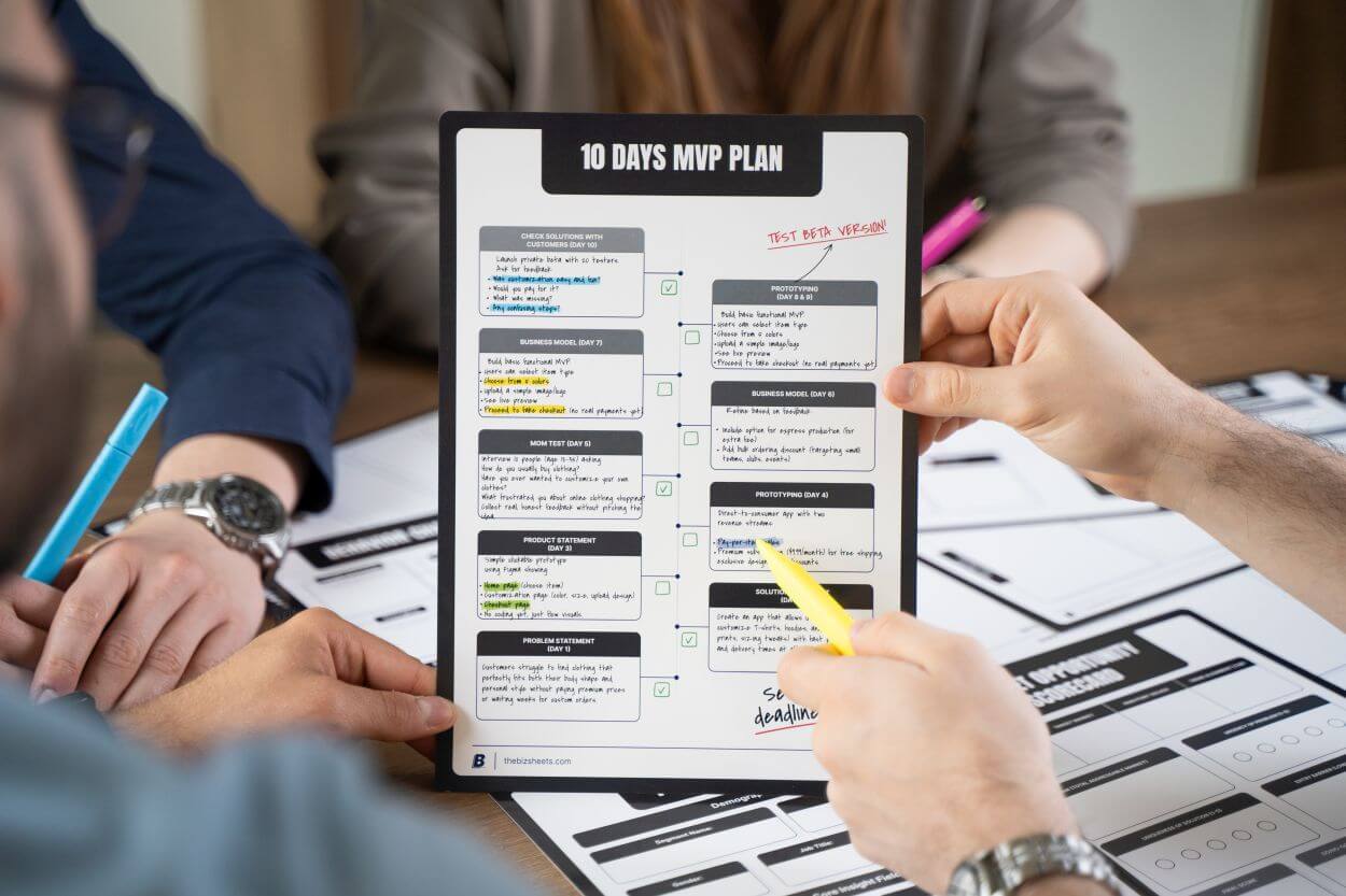 Printable Market Research Sheets Pack