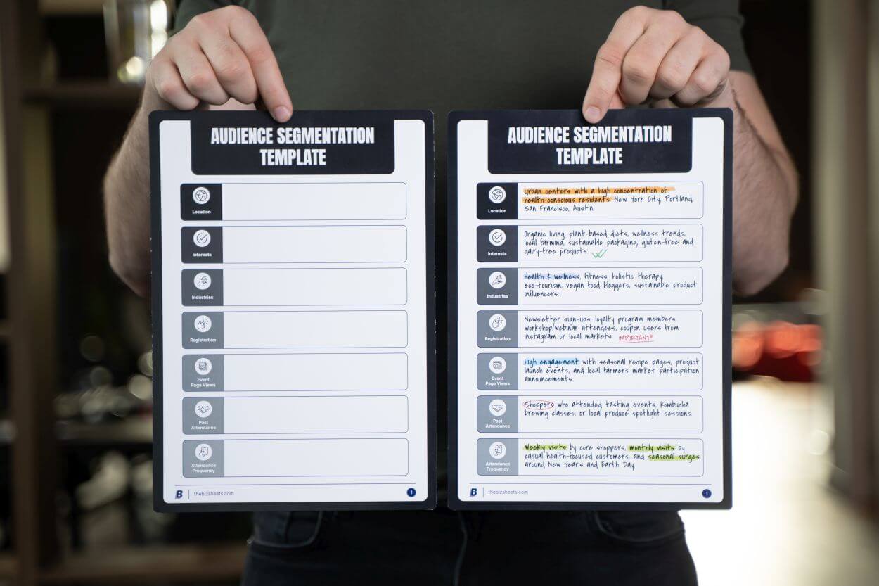 Printable Market Research Sheets Pack