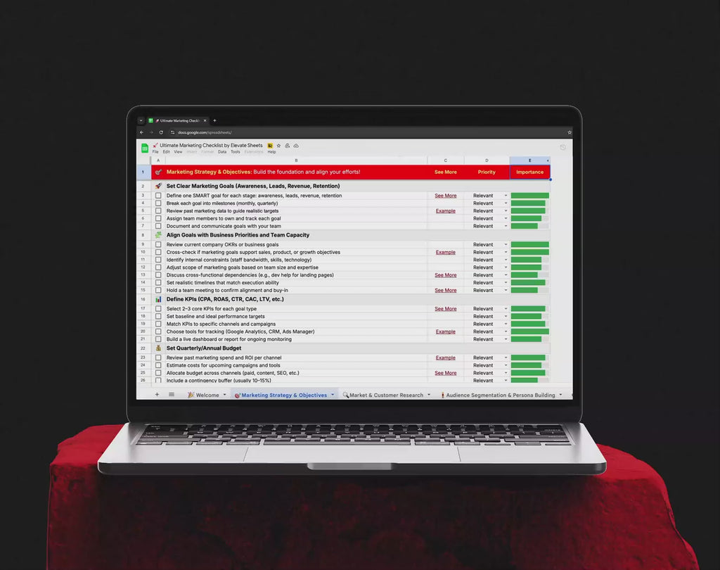 Ultimate Marketing Checklist